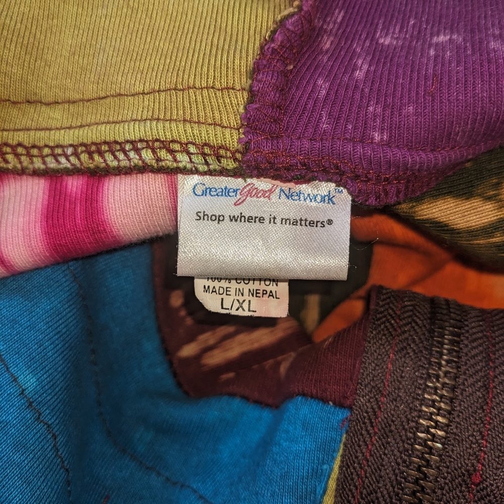 Greater Good Network Cotton Patchwork Jacket - image 4